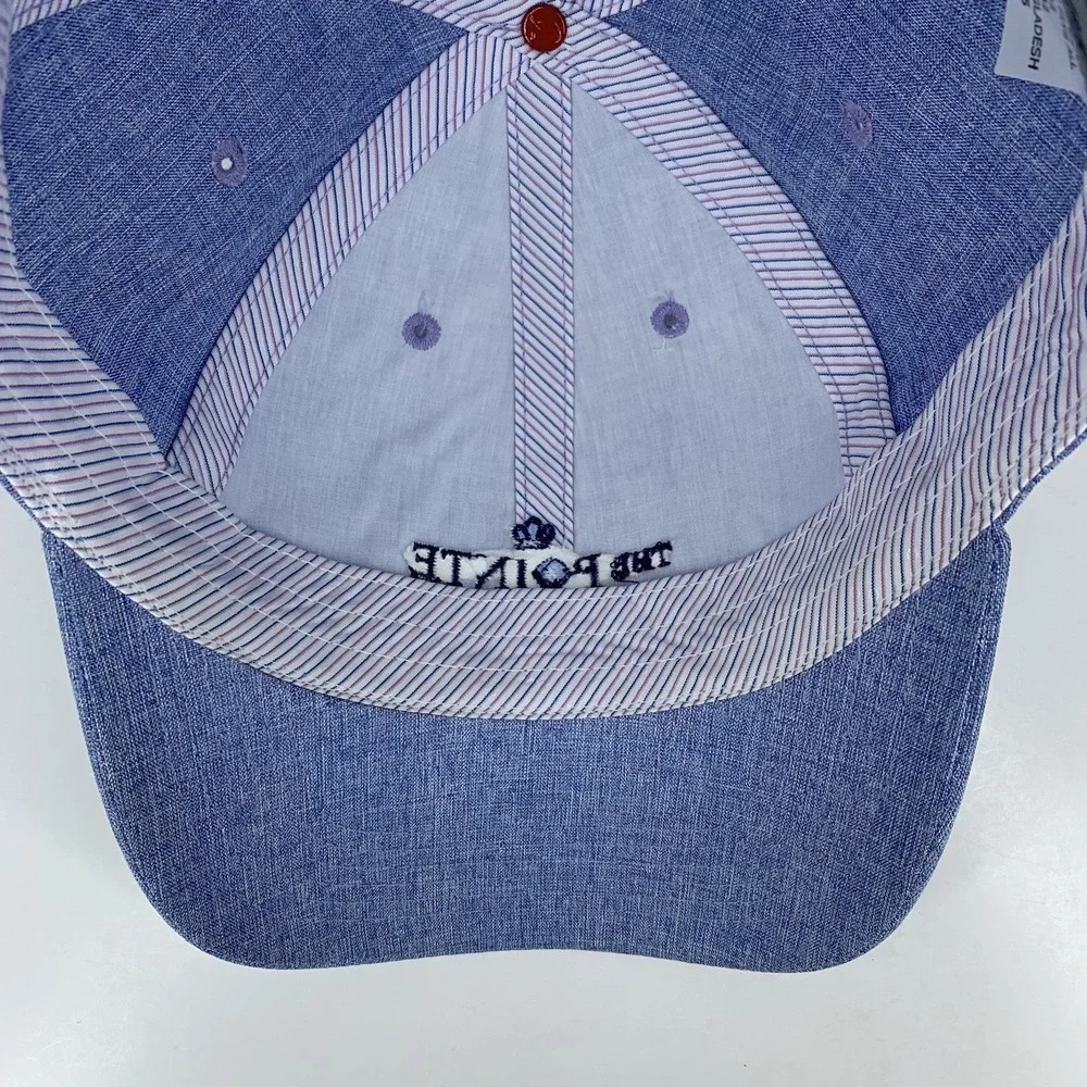 The Pointe Branson Hat Light Blue OSFA Adjustable Golf Imperial Baseball Cap